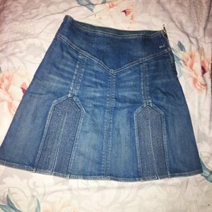 Marc Jacobs A-Line Denim Mini Skirt